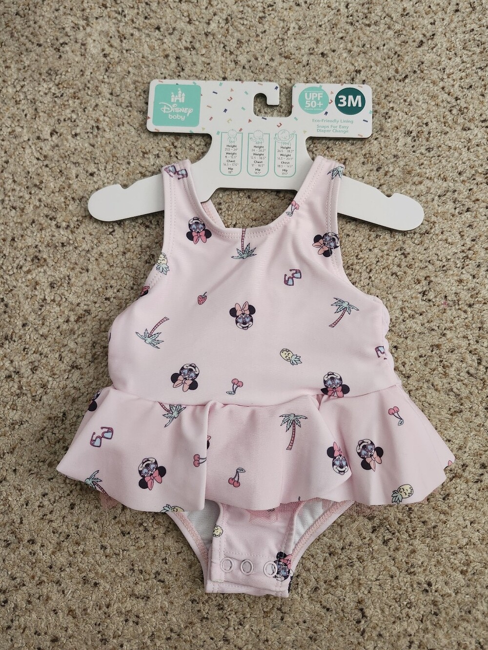 New Disney Baby Minnie Mouse Swimsuit
